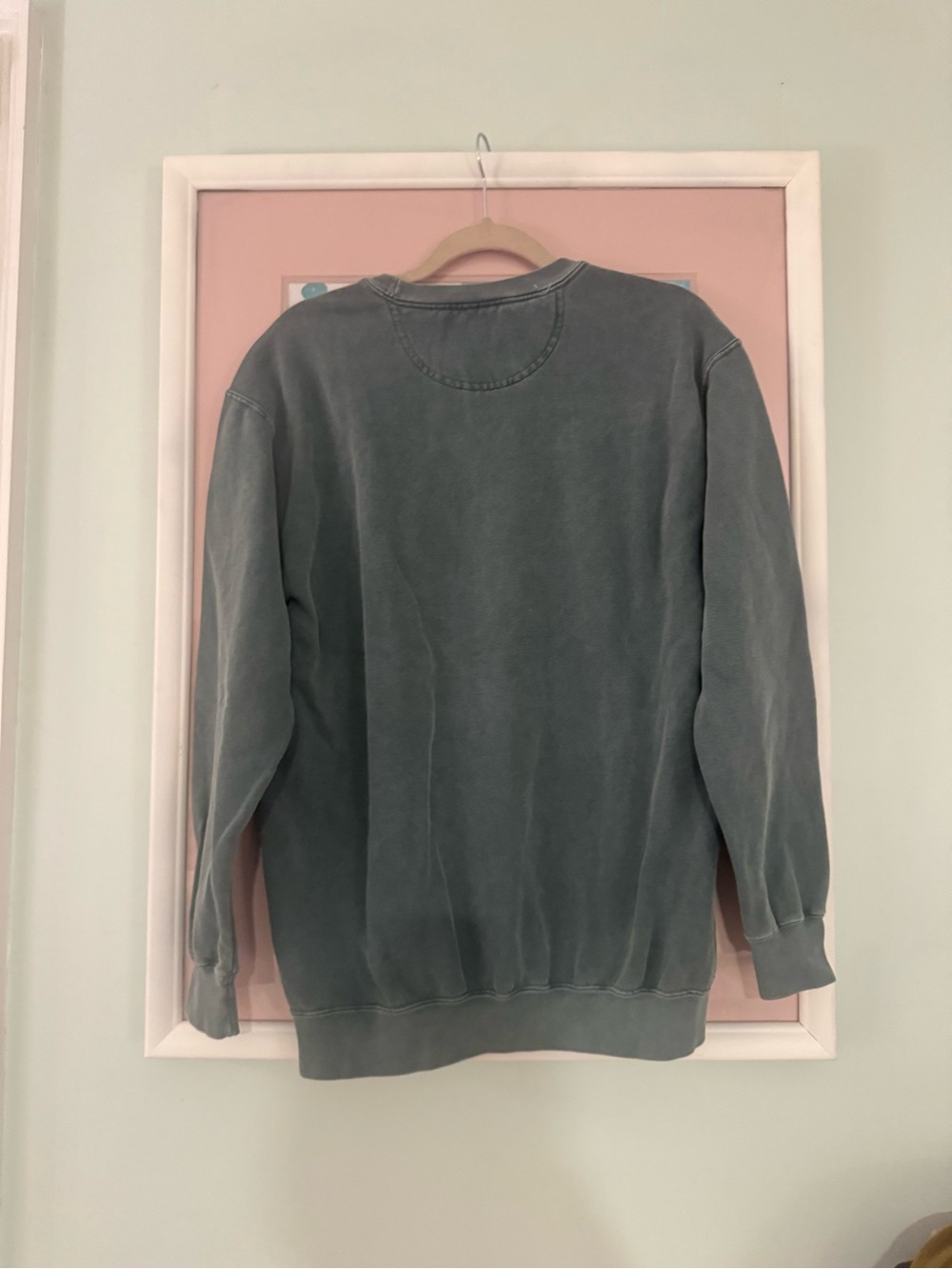 Comfort Colors Pure Barre Washed Charcoal Crewneck Sweatshirt - Picture 4 of 4